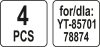Yato papír porzsák 30 liter YT-85701 porszívóhoz (4 db/cs)