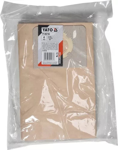 Yato papír porzsák 20 liter YT-85700 porszívóhoz (4 db/cs)