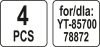 Yato papír porzsák 20 liter YT-85700 porszívóhoz (4 db/cs)