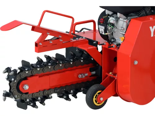 Yato benzinmotoros láncos kotró mélység 450 mm, motorhengerűrtartalom 196 cm3