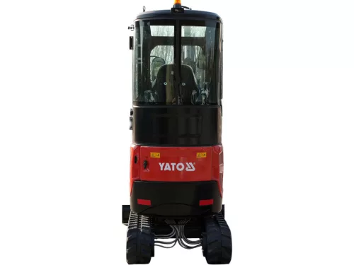 Yato lánctalpas minikotró, zárt kabinos, 2T
