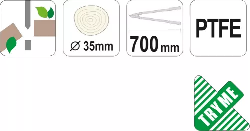 Yato ágvágó teflon rávágó 700 mm / 35 mm