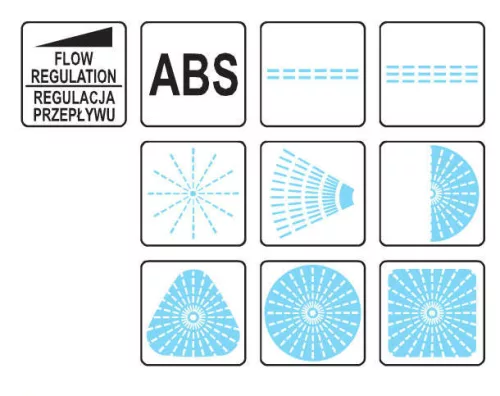 Yato locsolótalp 8 funkciós