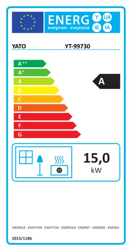 Yato gázos hőlégfúvó 15 kW