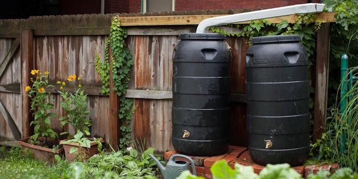 Esővízgyűjtő tartály használata